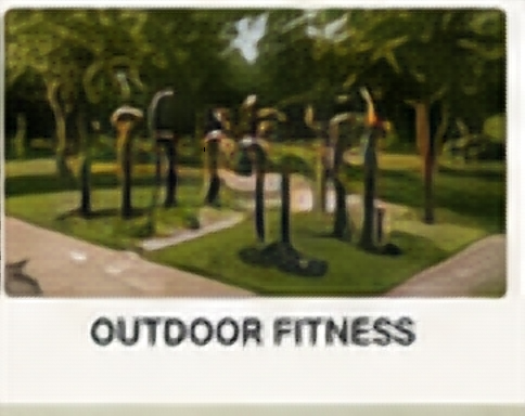 Outdoor fitness amenity concept